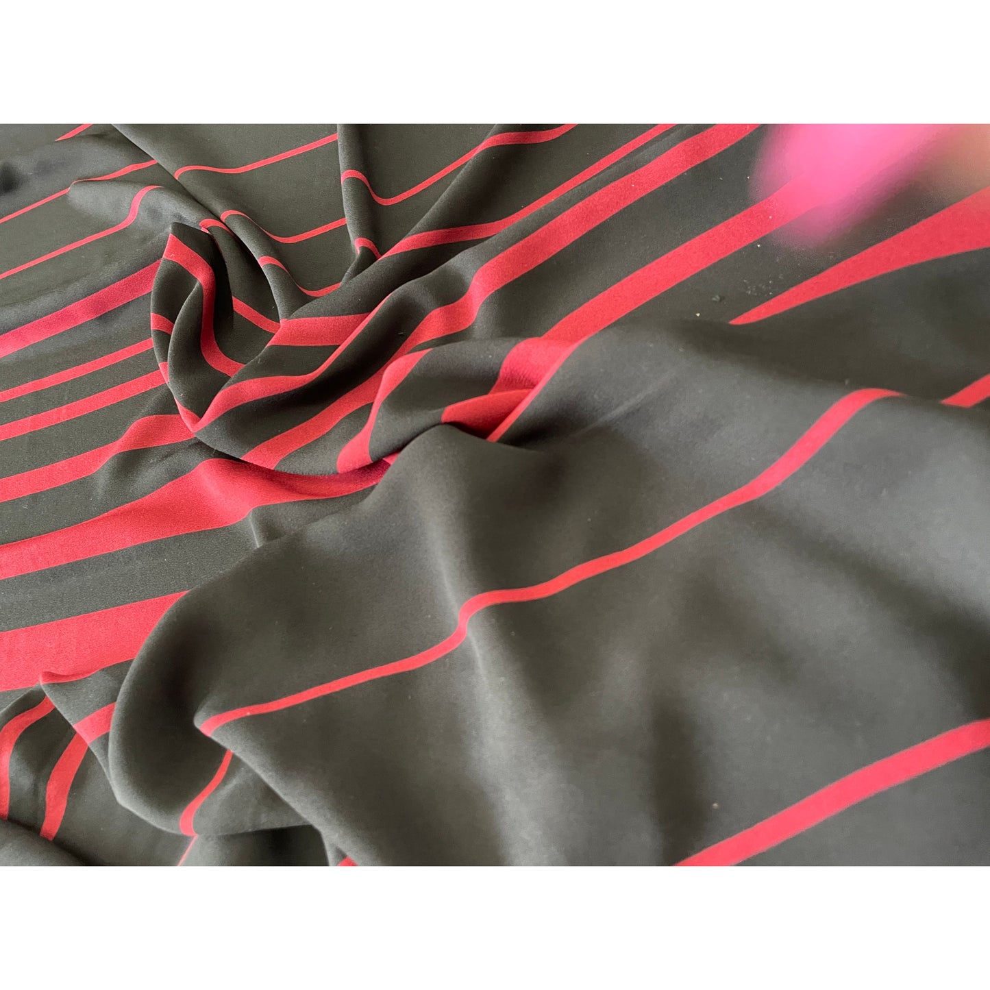 Sally Stripes Red/Blk (fabric)