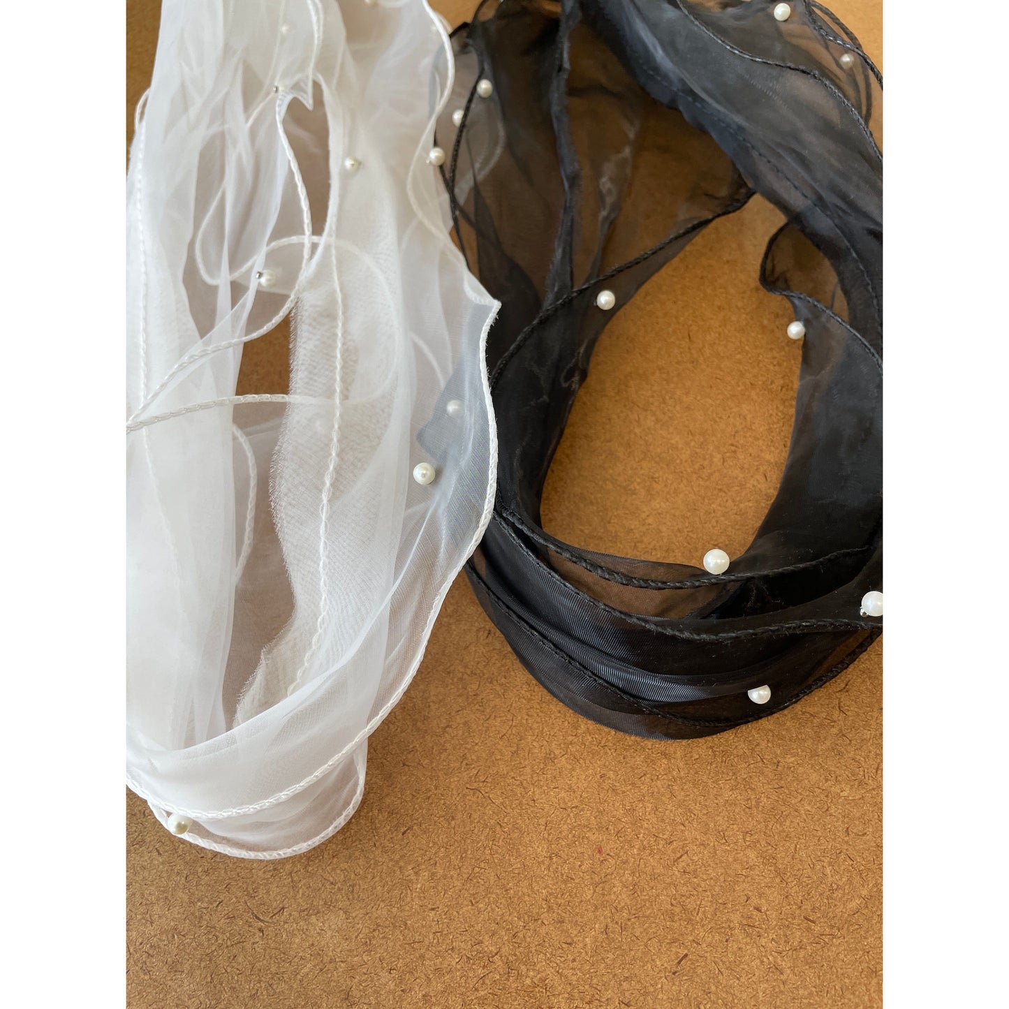 Organza and pearls (trim)