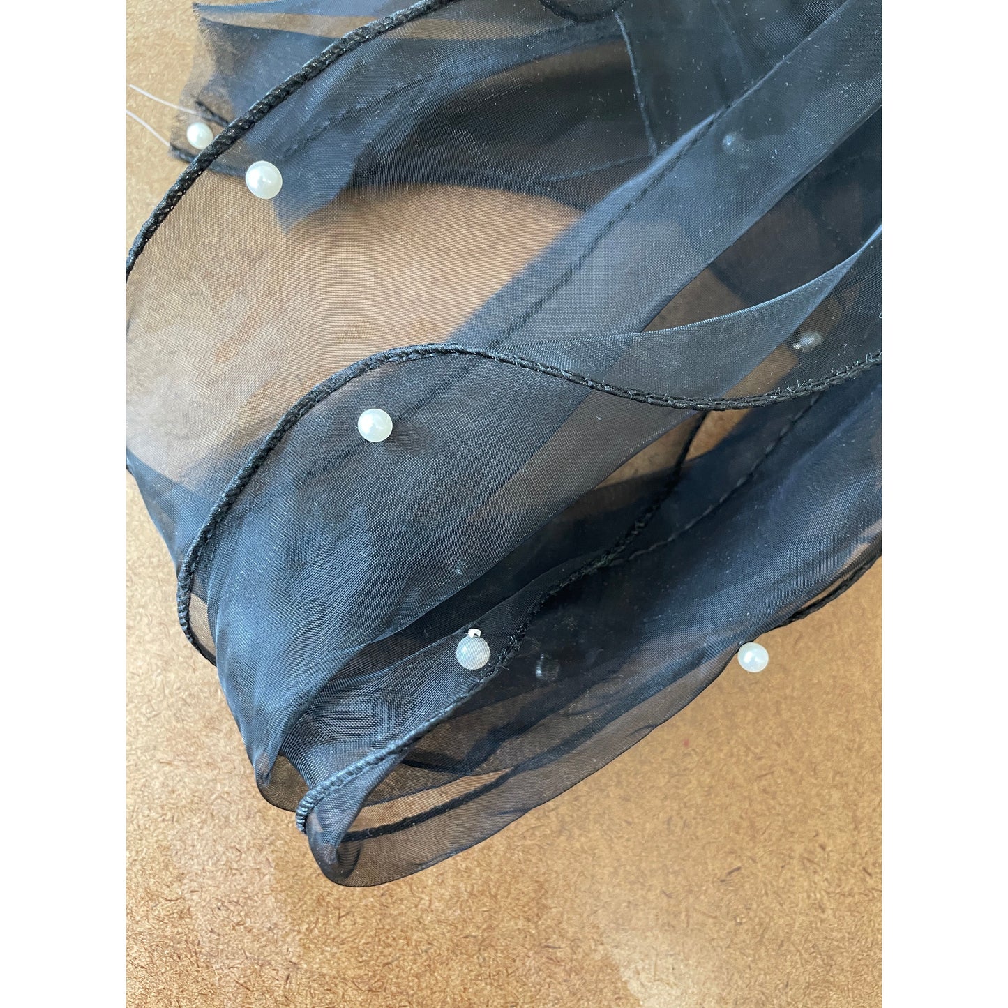 Organza and pearls (trim)