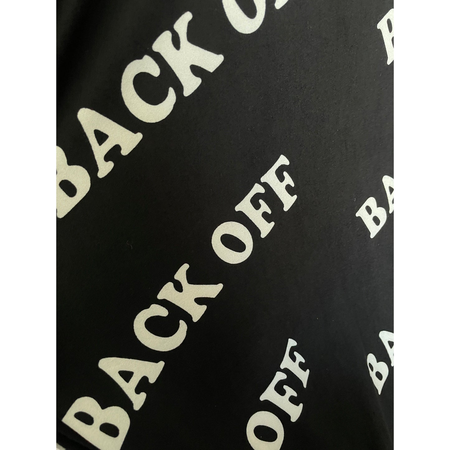 Back off (fabric)