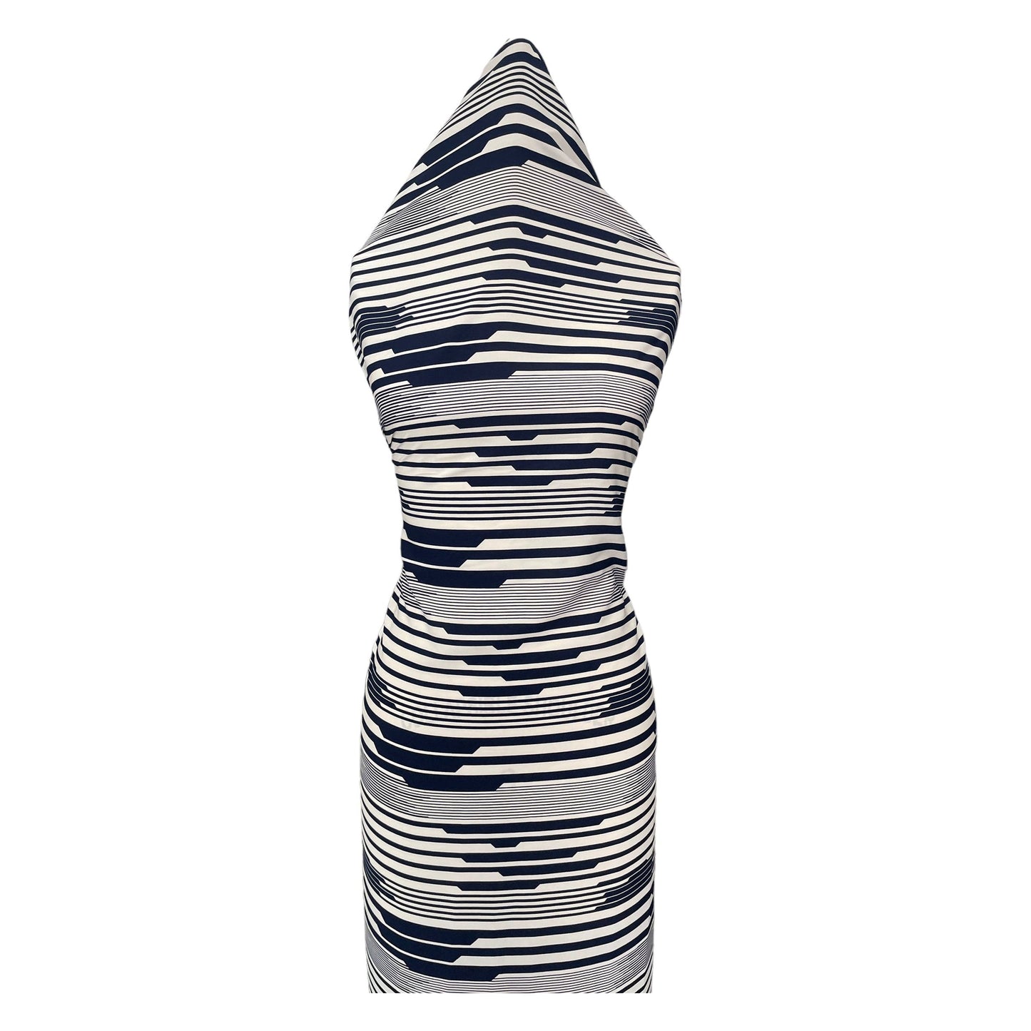 Lillie lines Navy (fabric)