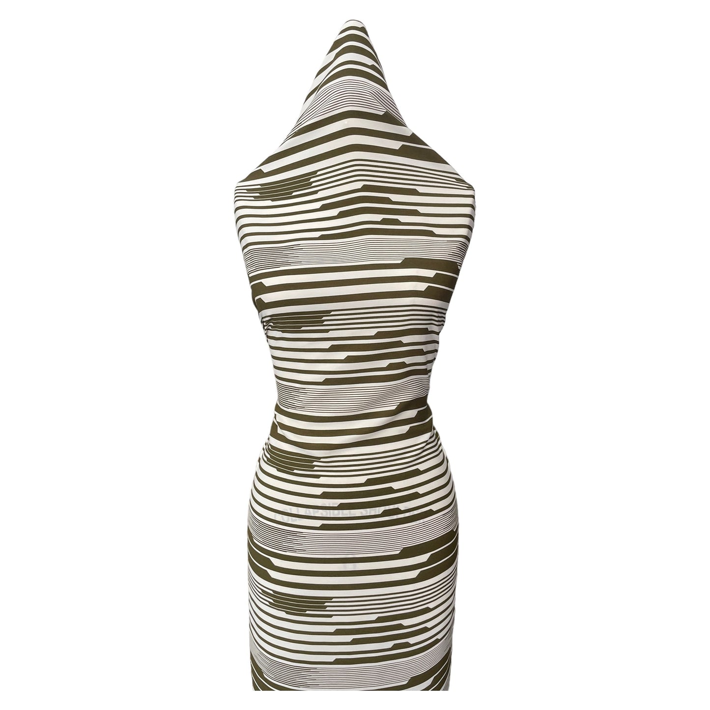 Lillie lines Olive (fabric)