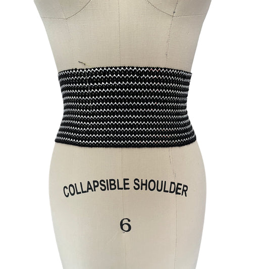 Large- Melly Metallic elastic stretch (trim)