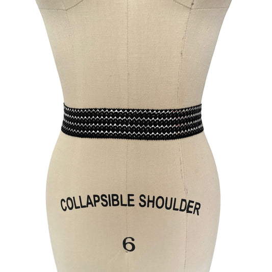 Small- Melly Metallic elastic stretch (trim)
