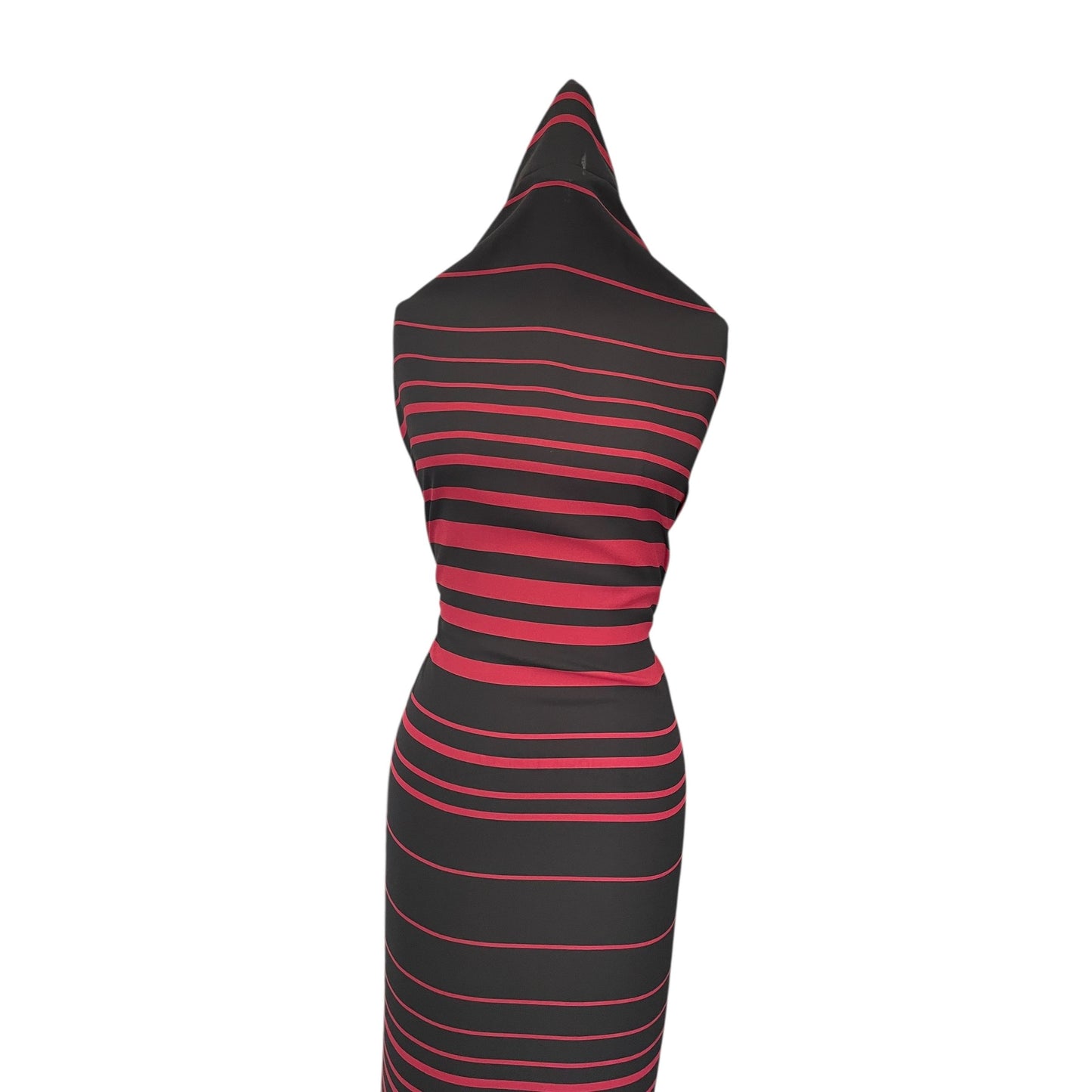 Sally Stripes Red/Blk (fabric)