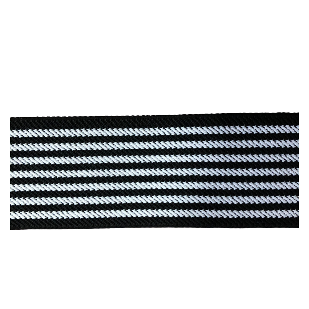 Noir Stripes elastic (trim)