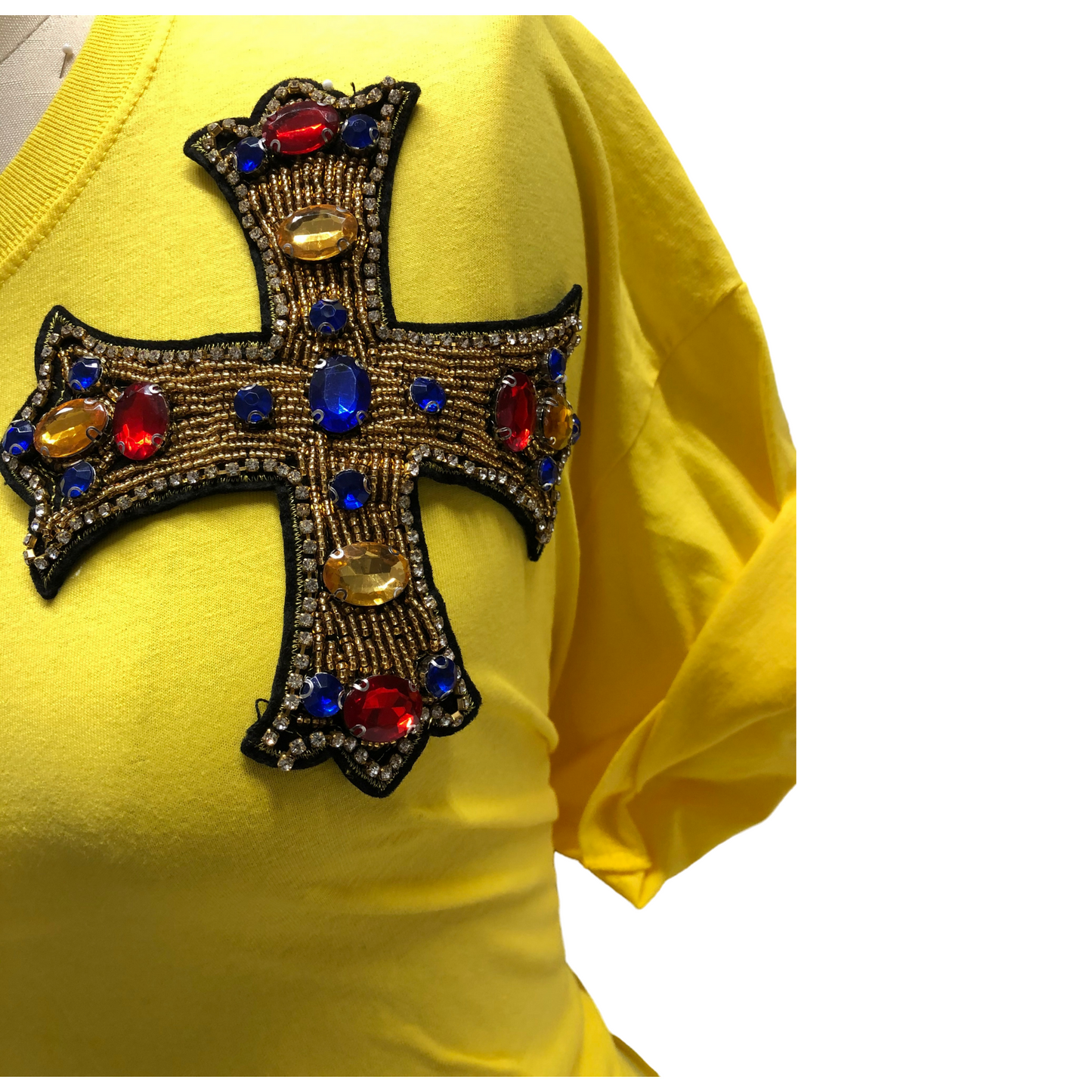 Cross Red/Gold (patch)