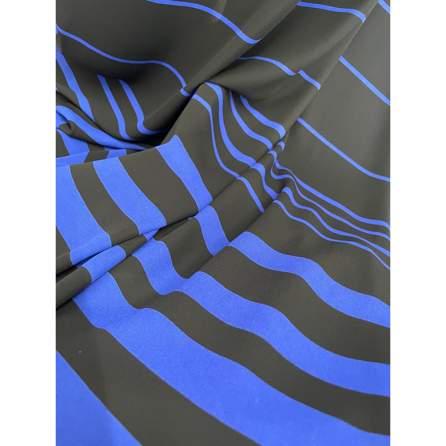 Sally Stripes Blue/Black (fabric)