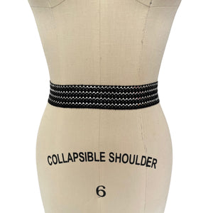 Small- Melly Metallic elastic stretch (trim)