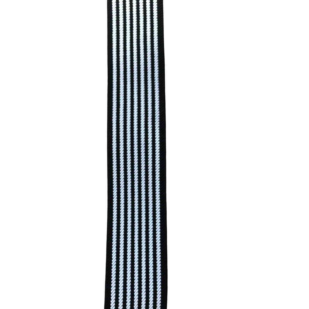 Noir Stripes elastic (trim)