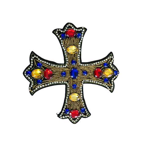 Cross Red/Gold (patch)